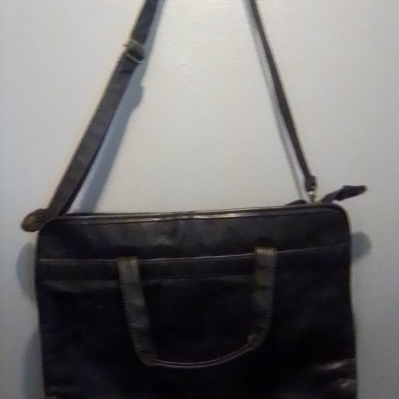 Black Leather Brief Case - Picture 3 of 3